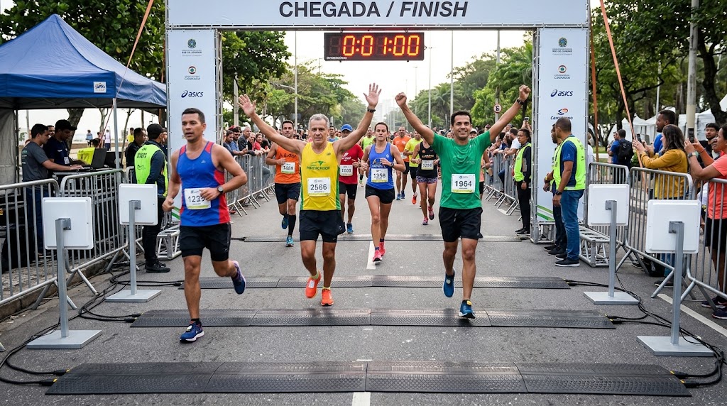 Chip RFID para Corrida de Rua